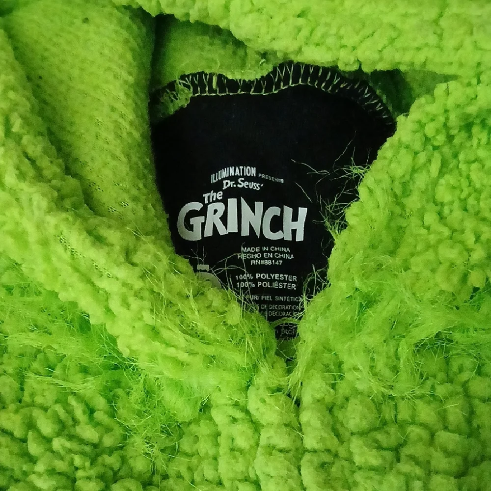 Dr. Seuss Lime Green Grinch Costume